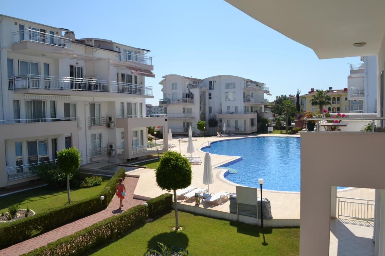 Antalya 1 Nirvana Club First Floor Two Bedrooms Pool View With Water Slide Close To Center Apartament